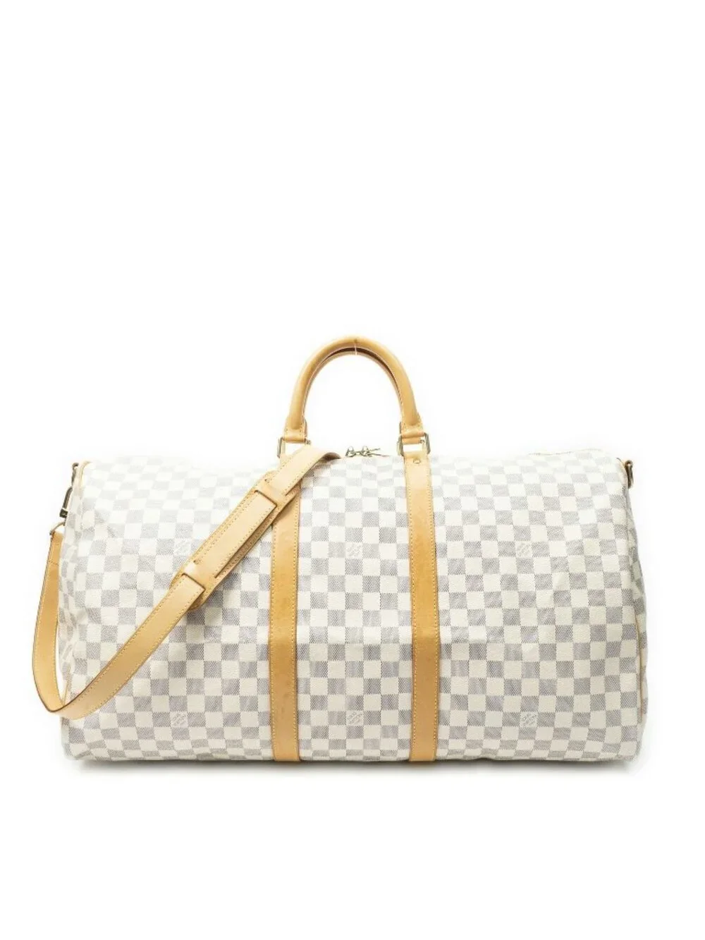 Louis Vuitton Keepall Bandouliere Ivory Damier Azur